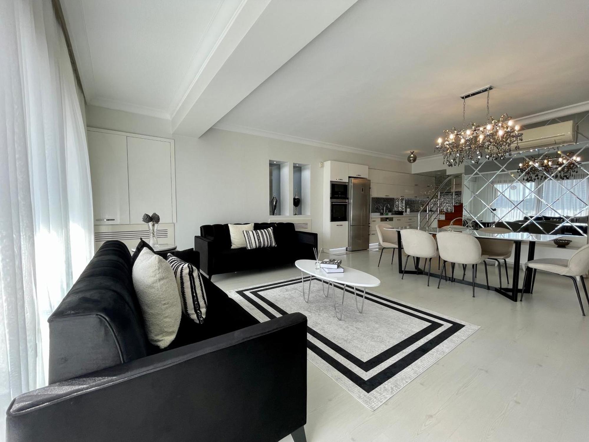 Kaplan Luxury Family Flat - 3 Bedrooms With Air Conditioning & Heating In The Appartement *